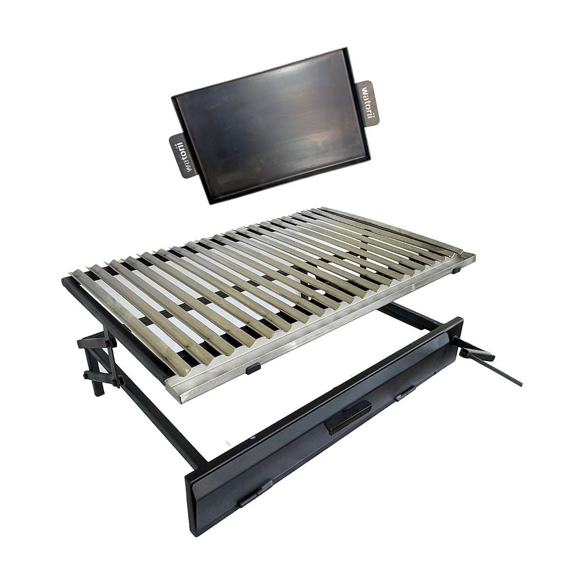 Parrilla a Carbón W800 + Plancha Intercambiable – vista 9