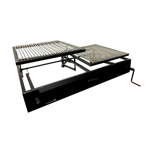 Parrilla a Carbón 2 Elevaciones 103×55 Barras Inox 6mm – vista 2