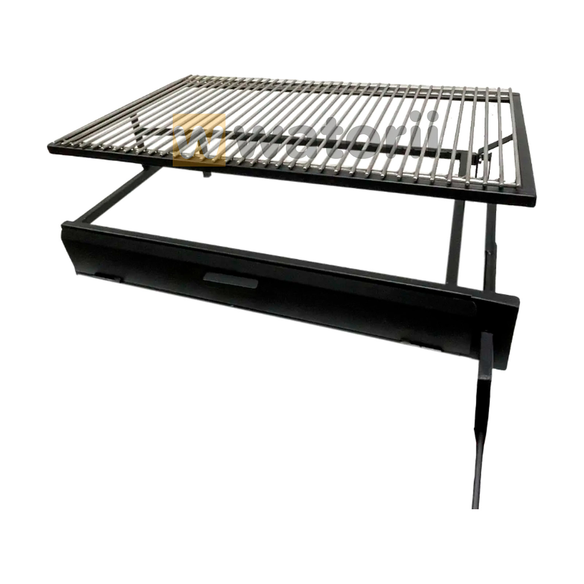 Parrilla a Carbón 84×45 Barras Inox 6mm Tapa Inox – vista 3