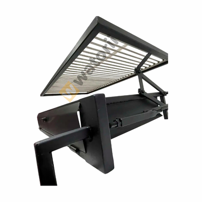Parrilla a Carbón 84×45 Barras Inox 6mm Tapa Inox – vista 2