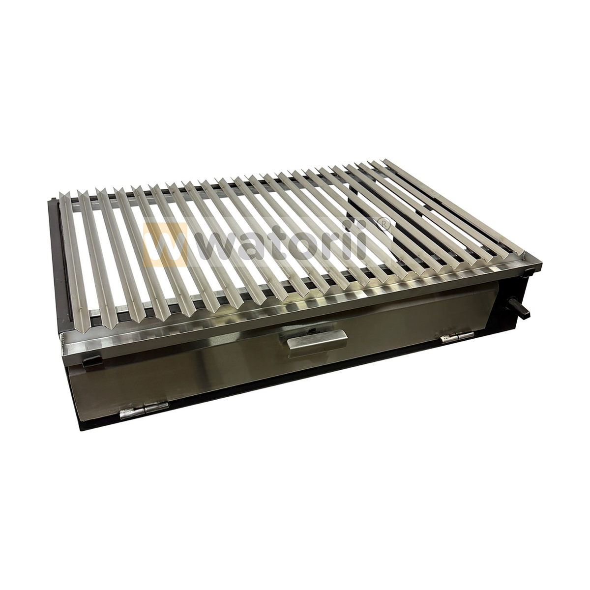Parrilla a Carbón W800 1 Elevación Tapa Inox – vista 5
