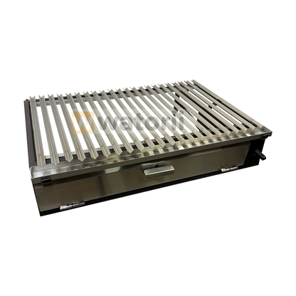 Parrilla a Carbón W800 1 Elevación Tapa Inox – vista 5