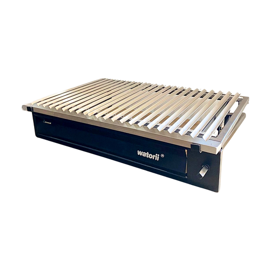 Parrilla a Carbón W900 1 Elevación Tapa W + Kit Asador – Watorii