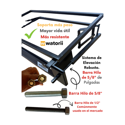 Pack Parrilla W800 Tapa W + Campana Martillada 100×60 – vista 11