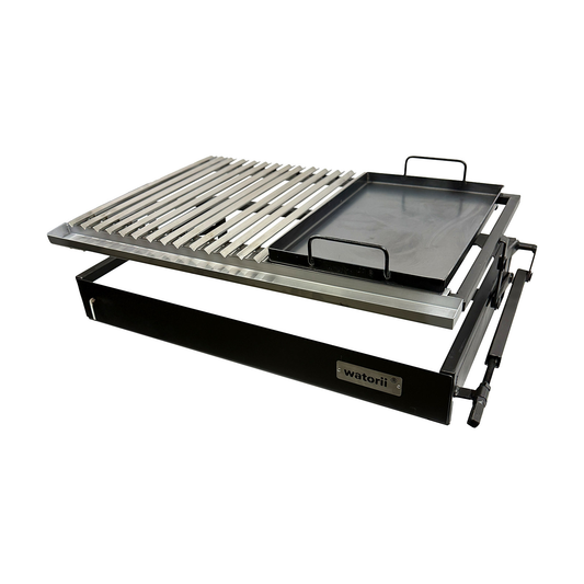 Parrilla TITAN Black Iron W1000 + Plancha Intercambiable – Watorii