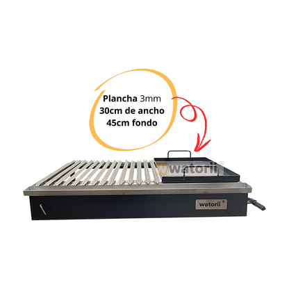 Parrilla TITAN Black Iron W800 + Plancha Intercambiable – vista 6