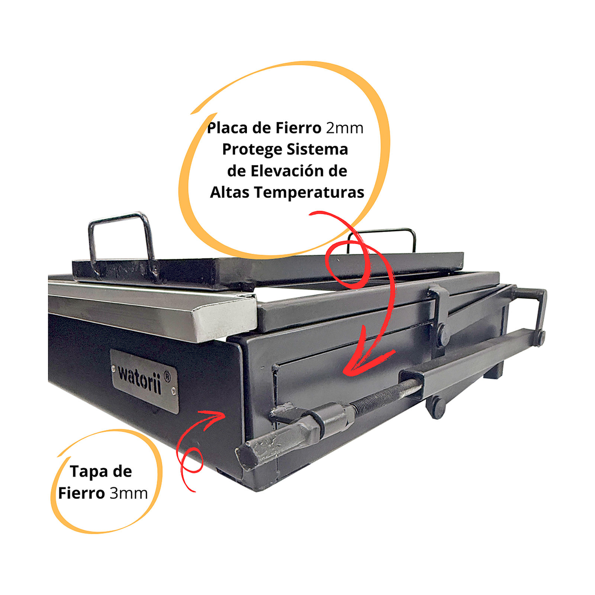 Pack Campana Martillada 100×60 + TITAN Black Iron W800 – vista 5