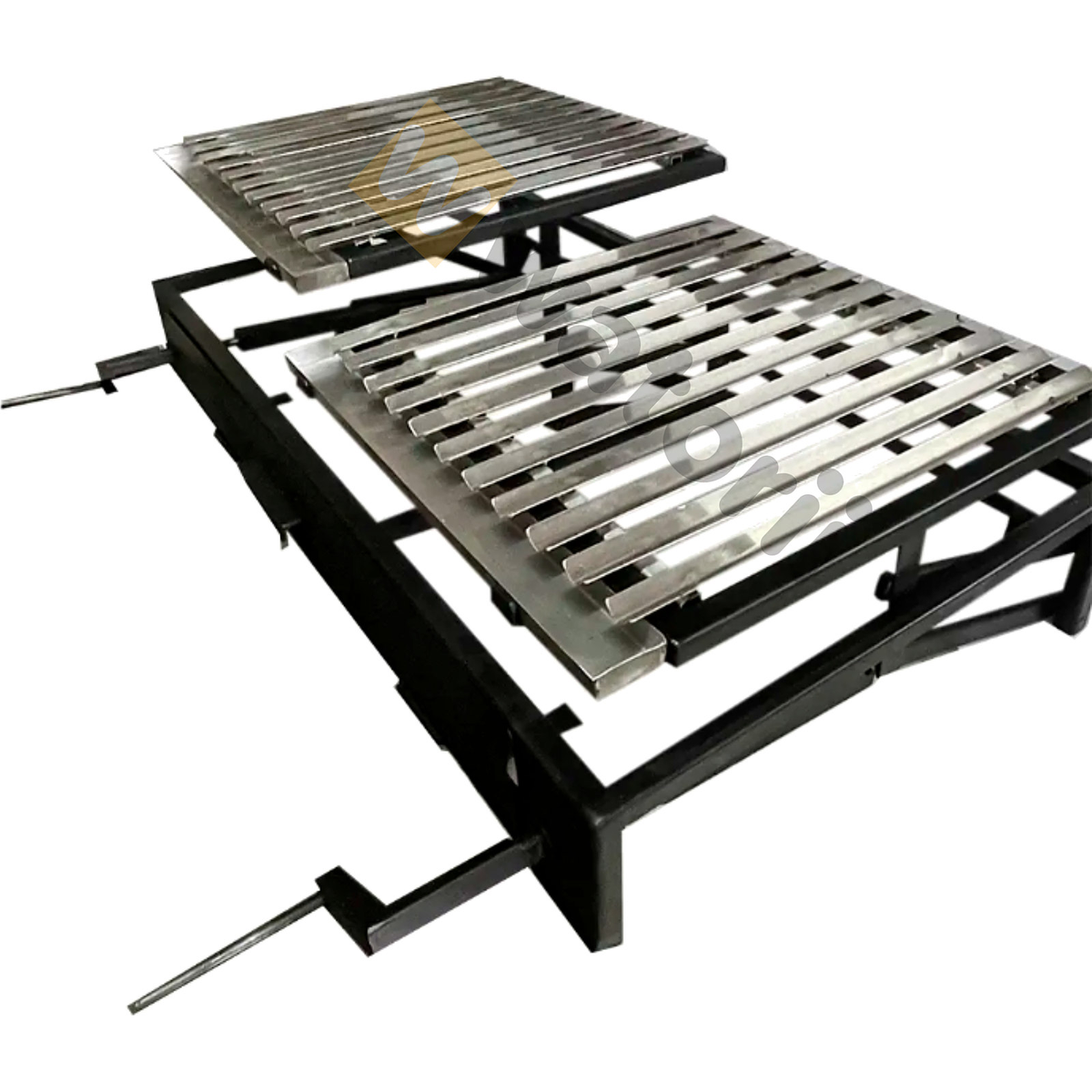 Parrilla a Carbón 2 Elevaciones 100×55 cm – Watorii