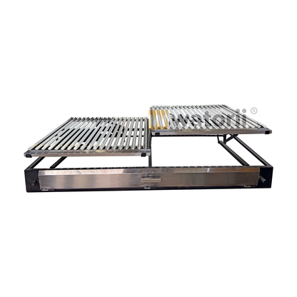 Parrilla a Carbón 2 Elevaciones 120×55 Tapa Acero – Watorii