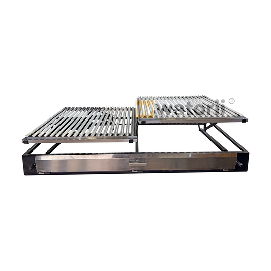 Parrilla a Carbón 2 Elevaciones 120×55 Tapa Acero – Watorii