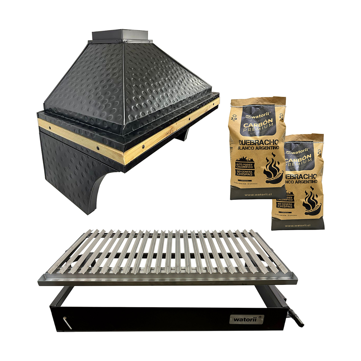 Pack Campana Martillada 100×60 + TITAN Black Iron W800 – Watorii