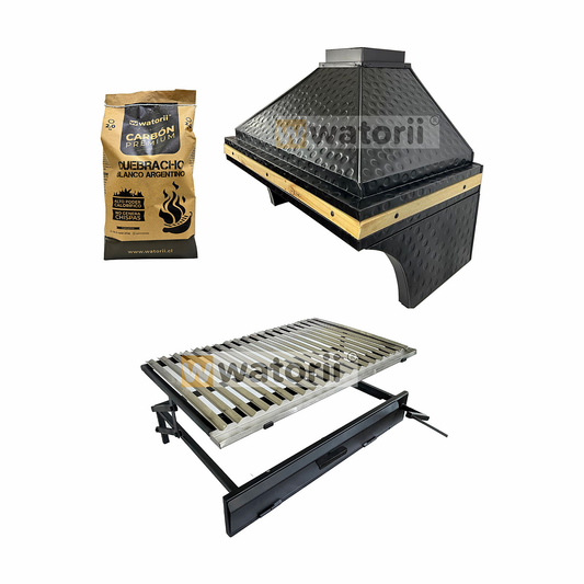 Pack Campana Martillada 100×60 + Parrilla W800 80×55 – Watorii