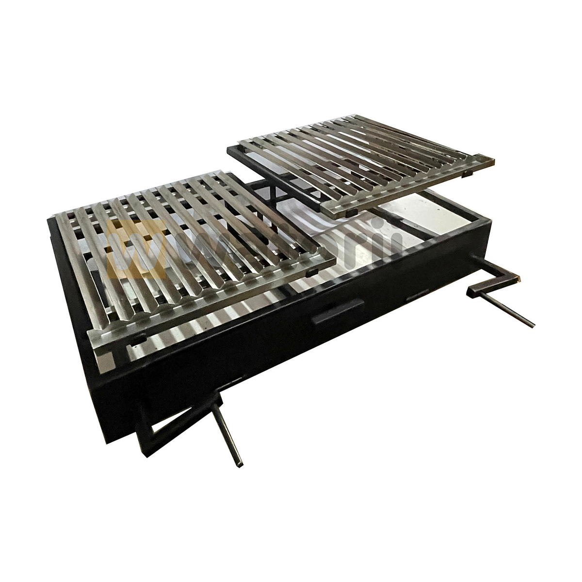 Pack Campana Mediterránea 115x60x80 + Parrilla 87×53 2 Elevaciones – vista 3