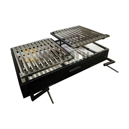 Pack Campana Mediterránea 110x60x80 + Parrilla 100×55 2 Elevaciones – vista 3