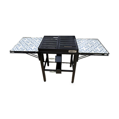 Cocina Rocket Especial Watorii con rejillas y dos mesas plegables