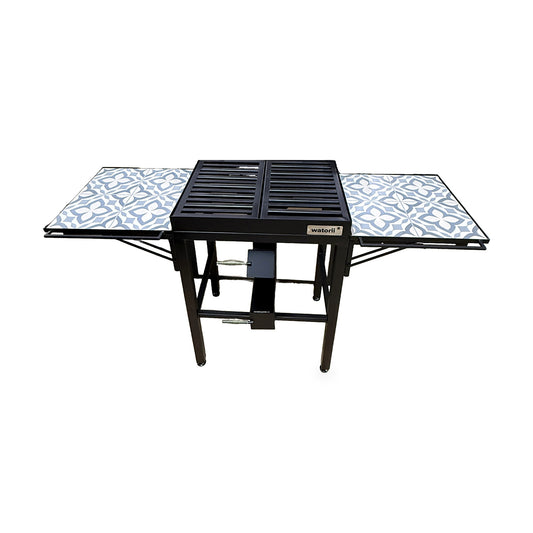 Cocina Rocket Especial Watorii con rejillas y dos mesas plegables