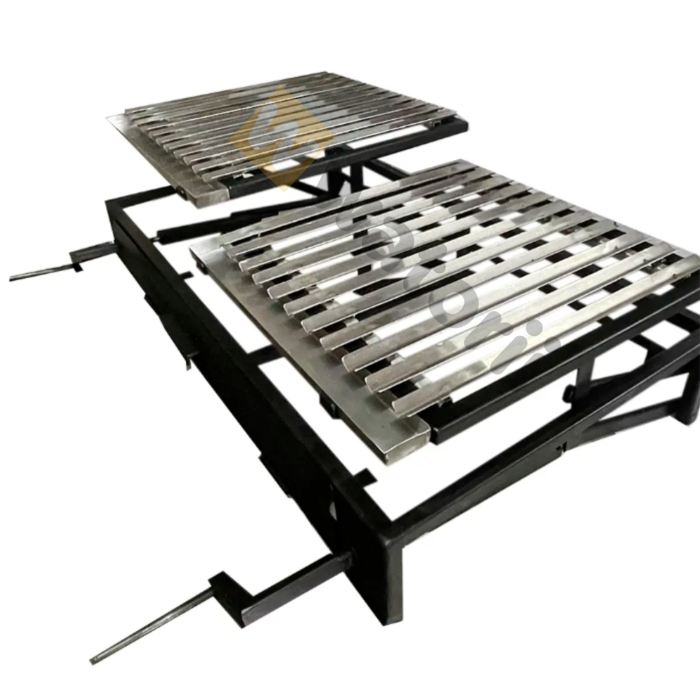 Parrilla Doble Elevación 93 x 53cm