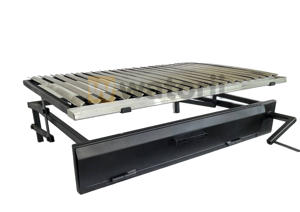 Pack Campana Lisa con Madera + Parrilla W800 WATORII + 2,5 Kg de Carbón Quebracho Blanco Argentino - Imagen 4