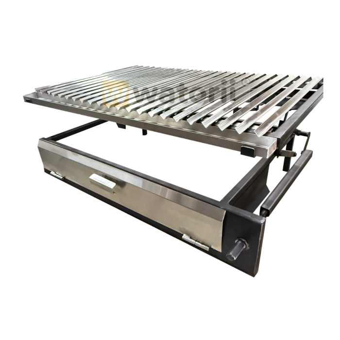 Parrilla W900 Tapa Acero Inoxidable