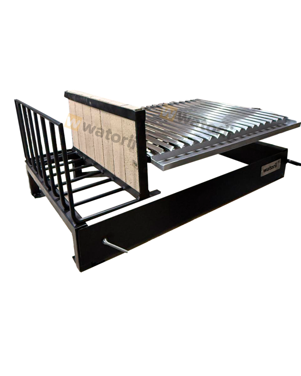 Parrilla con Leñero + Plancha 100X55 BLACK IRON (copia) - Imagen 3