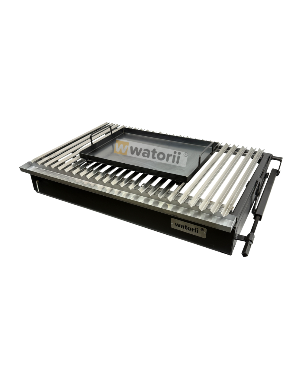 Parrilla TITAN Black Iron W1000 PREMIUM + Plancha Intercambiable - Imagen 2
